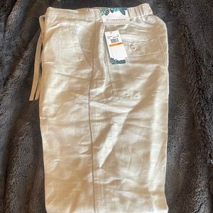 Cubavera men’s size small natural linen pant